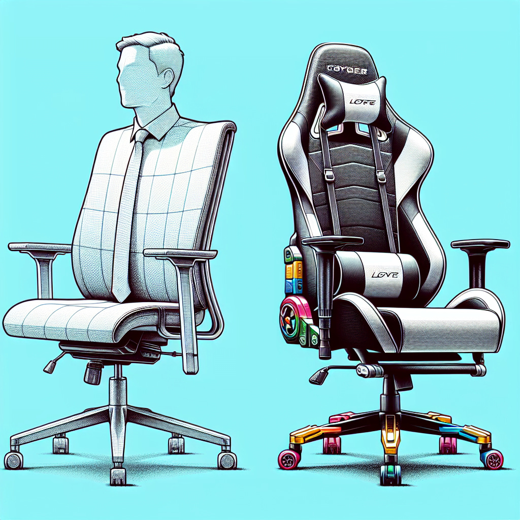 What’s The Difference Between An Ergonomic Chair And A Gaming Chair?