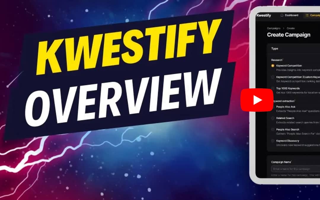 Kwestify: Top SEO Tool for Blogs & Vids